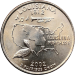 Монета 25 центов 2002 г 18 -й штат Луизиана