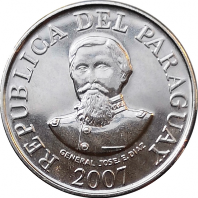Монета Парагвая 100 гуарани 2006-2018
