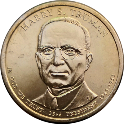 США 1 доллар 2015 Гарри Трумен 33-й президент