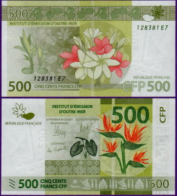 Банкнота Французская Полинезия 500 франков 2014 год