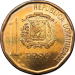 Монета Доминиканы 1 песо 2008-2016 