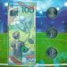 Набор из трех монет и банкноты Чемпионат мира по футболу в России 2018 (25 рублей и 100 рублей 2018)