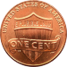 Монета США 1 цент 2014 г Линкольн Щит