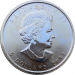 Монета Канады 5 долларов Кленовый лист 2011 год Серебро