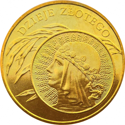 Монета Польши 2 злотых "10 злотых 1932" 2006 год