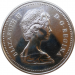 Монета Канады 1 доллар Калгари 1975 год Серебро