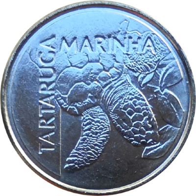 Монета Бразилии 500 крузейро 1992 год