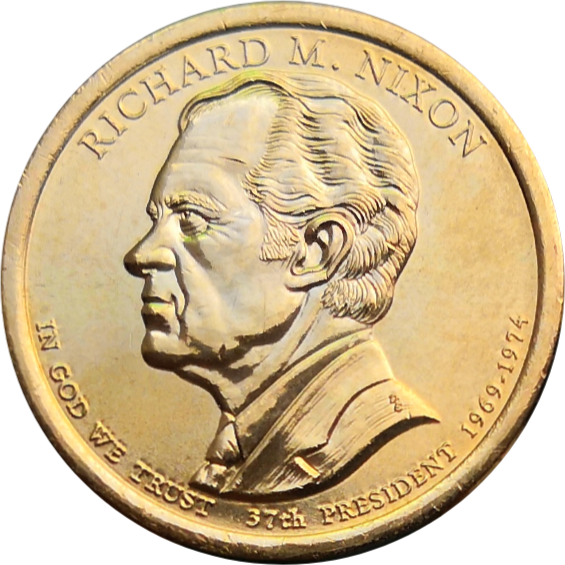 США 1 доллар 2016 Ричард Никсон 37-й президент