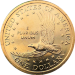Монета США 1 доллар 2007 г Сакагавея