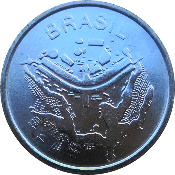 Монета Бразилии 50 крузейро 1985 г