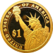 США 1 доллар 2007 Джон Адамс 2-й президент ПРУФ S