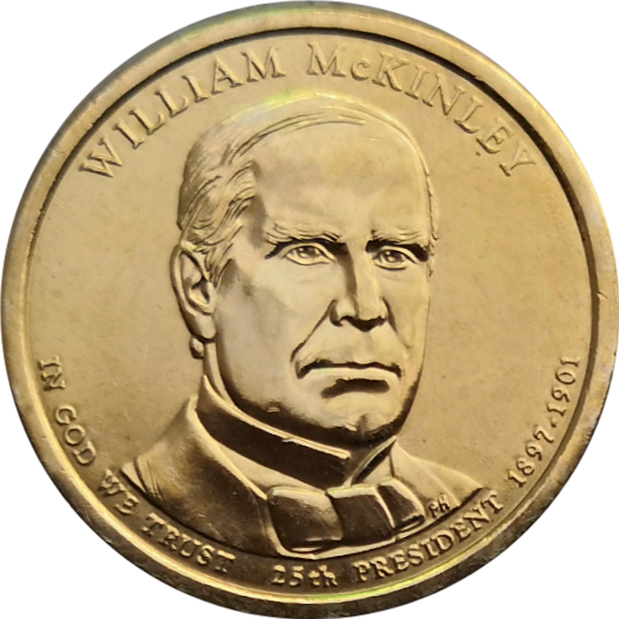 США 1 доллар 2013 Уильям Мак-Кинли 25-й президент