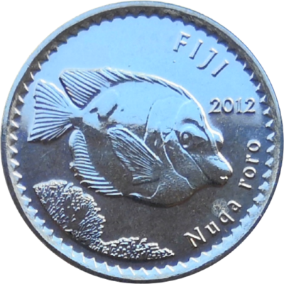 Монета Фиджи 5 центов 2012 год
